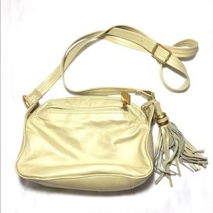 Vintage 90s Tignanello Cream Purse
